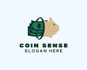 Piggy Cash Savings logo design