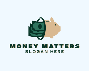 Piggy Cash Savings logo design