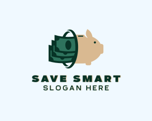 Piggy Cash Savings logo design