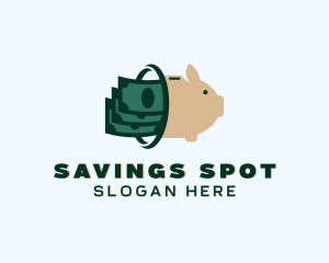 Piggy Cash Savings logo design