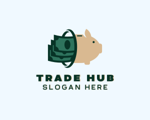 Piggy Cash Savings logo design