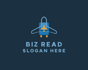 Airplane Luggage Bag logo design