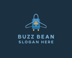 Airplane Luggage Bag logo design