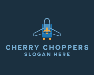 Airplane Luggage Bag logo design