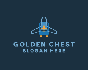 Airplane Luggage Bag logo design