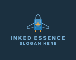 Airplane Luggage Bag logo design