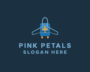 Airplane Luggage Bag logo design