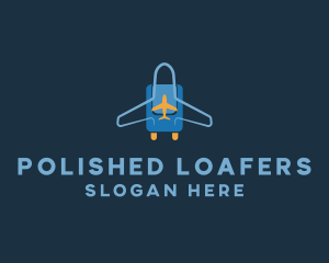 Airplane Luggage Bag logo design