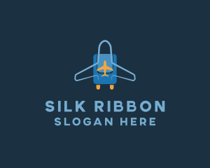 Airplane Luggage Bag logo design