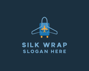 Airplane Luggage Bag logo design