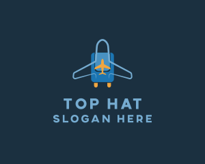 Airplane Luggage Bag logo design