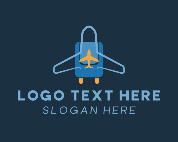 Luggage logo example 1