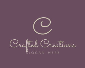 Line Cursive Feminine logo design