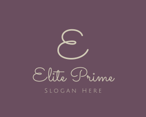 Line Cursive Feminine logo design