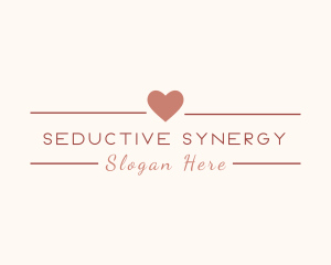 Sweet Dating Wedding Heart logo design