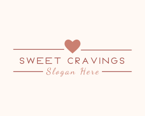 Sweet Dating Wedding Heart logo design