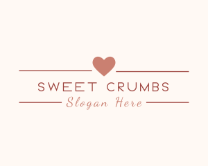 Sweet Dating Wedding Heart logo design