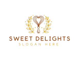 Whisk Dessert Bakery logo design