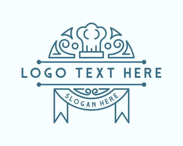 Restaurant Chef Hat Cooking logo