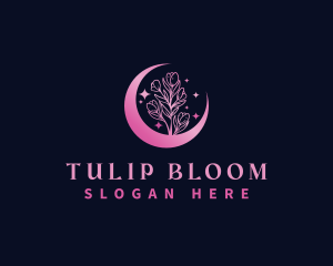 Tulip Flower Moon logo