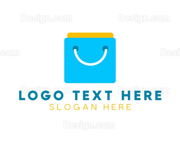 Shopping Bag Ecommerce Logo