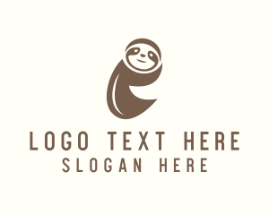 Mammal - Wild Sloth Zoo logo design