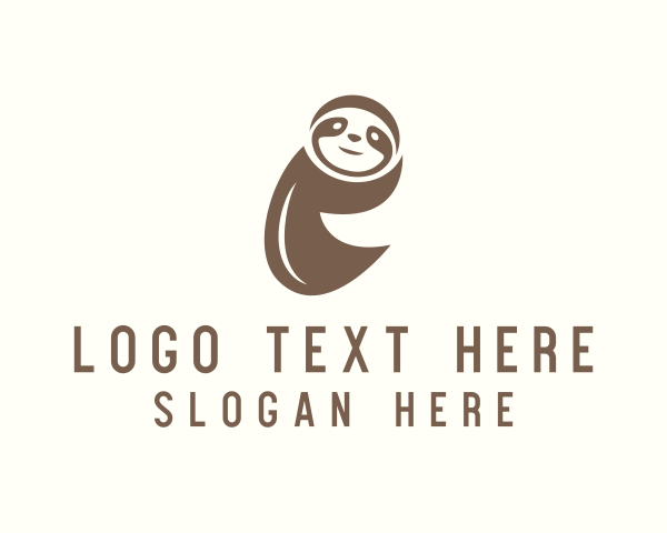Sloth logo example 4