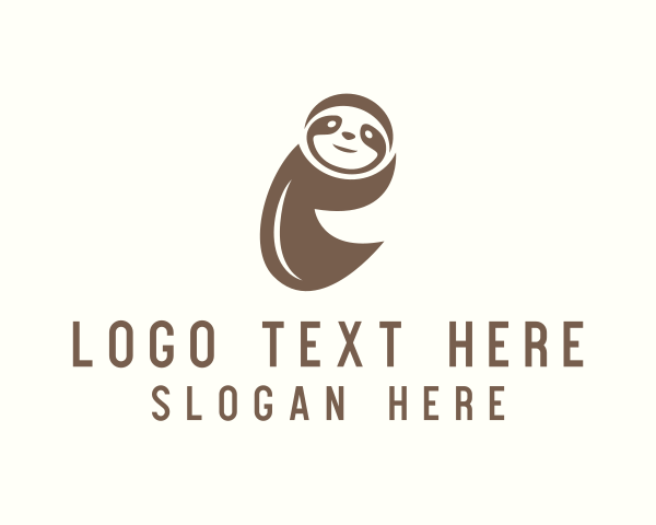 Sloth logo example 3