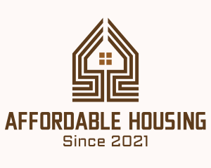 Brown House Lines logo design