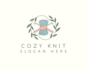 Wool Yarn Crochet logo design