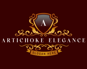 Elegant Luxury Shield logo design