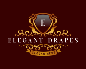 Elegant Luxury Shield logo design