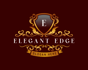 Elegant Luxury Shield logo design