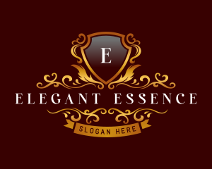 Elegant Luxury Shield logo design