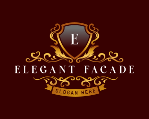 Elegant Luxury Shield logo design