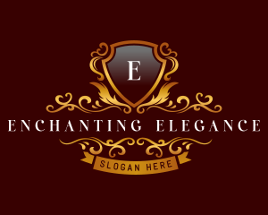 Elegant Luxury Shield logo design