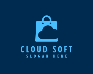 Data Cloud Shopping logo design