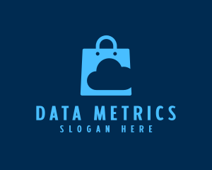 Data Cloud Shopping logo design