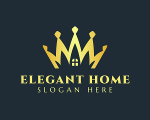 Luxury Home Crown logo design