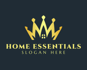 Luxury Home Crown logo design