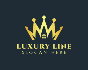 Luxury Home Crown logo design