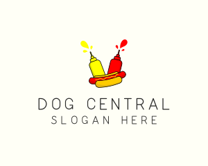 Hot Dog Street Food  logo design