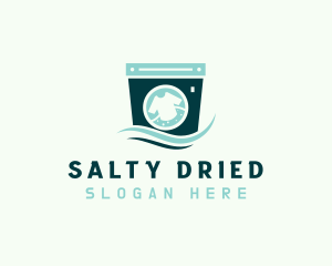 Shirt Laundry Washing logo design