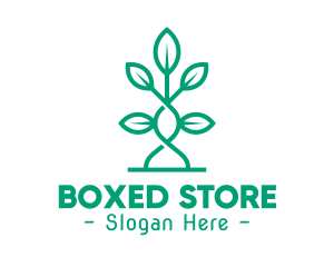 Vine Plant Leaves logo design