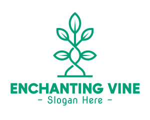 Vine Plant Leaves logo