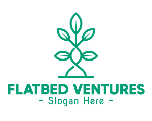 Vine Plant Leaves logo design