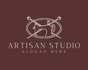 Sewing Machine Artisan logo design