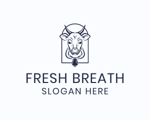 Cow Cattle Dairy logo design