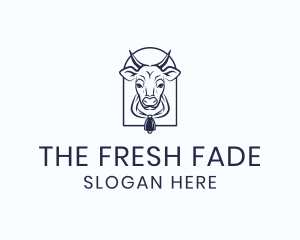 Cow Cattle Dairy logo design