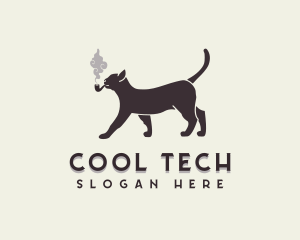 Cool Cat Smoker logo design